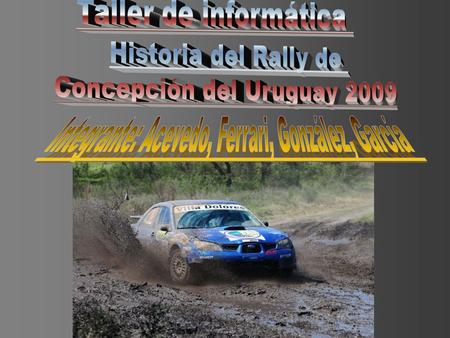 Pocos años después de la decadencia de la Fórmula 5, en 1986 nació una nueva pasión: el rally, a partir del Gran Premio de la República Argentina.