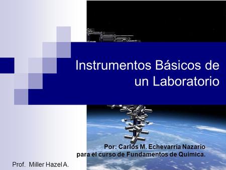 Instrumentos Básicos de un Laboratorio