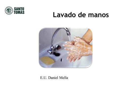 Lavado de manos E.U. Daniel Mella.