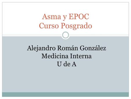 Asma y EPOC Curso Posgrado