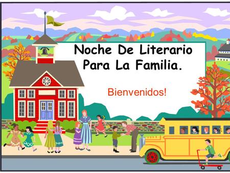 Noche De Literario Para La Familia.