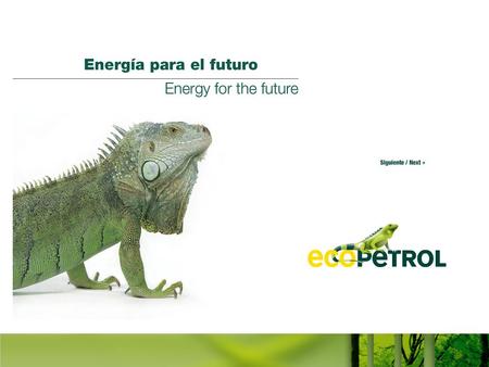 En 2003 Ecopetrol comienza su transformación a una empresa global de energía y petroquímica con énfasis en petróleo, gas y combustibles alternativos.