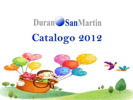 Catalogo 2012.