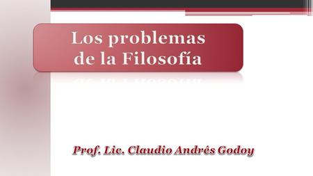 Prof. Lic. Claudio Andrés Godoy