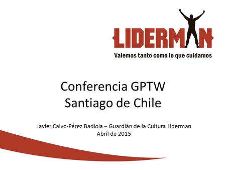 Conferencia GPTW Santiago de Chile