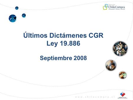 Últimos Dictámenes CGR Ley Septiembre 2008