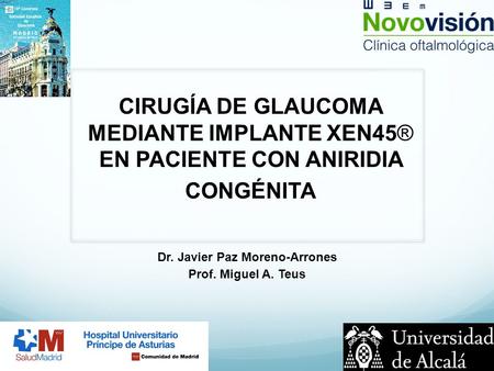 Dr. Javier Paz Moreno-Arrones Prof. Miguel A. Teus