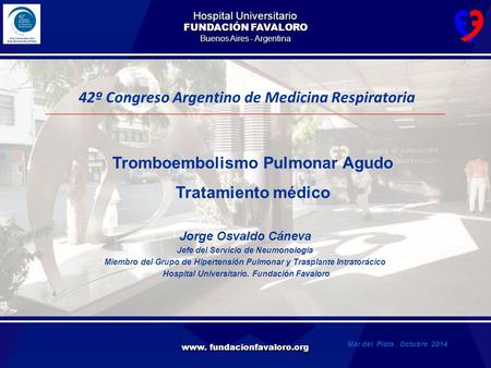 42º Congreso Argentino de Medicina Respiratoria