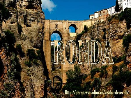 Ronda se sitúa en la zona más noroccidental de la provincia de Málaga (Andalucía - España), en una cuenca rodeada de montañas de gran continuidad y.