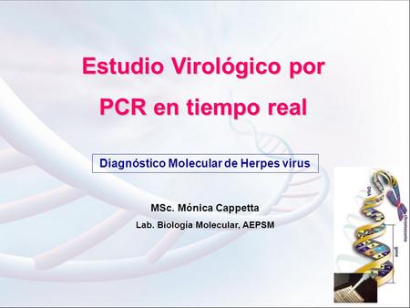 Estudio Virológico por PCR en tiempo real