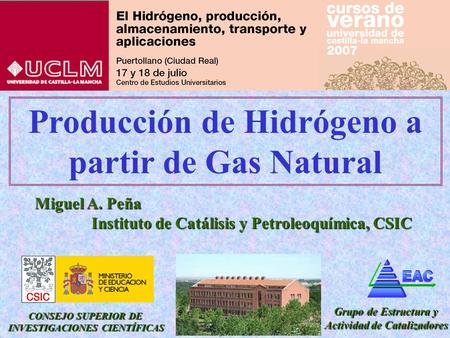 Producción de Hidrógeno a partir de Gas Natural