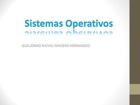 GUILLERMO RAFAEL MADERO HERNANDEZ. 1960 SHARE Operating System Este sistema proporcionaba nuevos métodos para gestionar los buffers y los dispositivos.