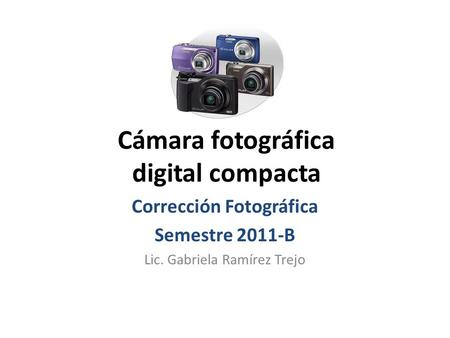 Cámara fotográfica digital compacta