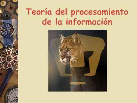Teoría del procesamiento de la información