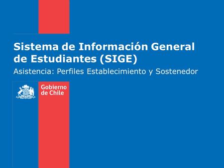 Sistema de Información General de Estudiantes (SIGE)