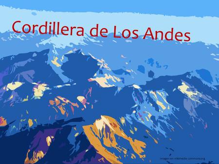 Cordillera de Los Andes