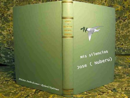 Mis silencios Jose ( Nuberu) Música: Sueño de amor – Richard Clayderman.