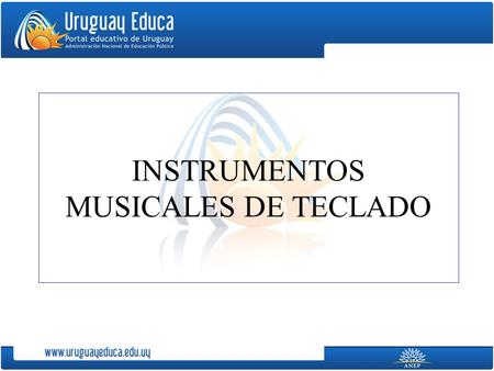 INSTRUMENTOS MUSICALES DE TECLADO