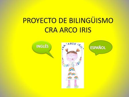 PROYECTO DE BILINGÜISMO CRA ARCO IRIS