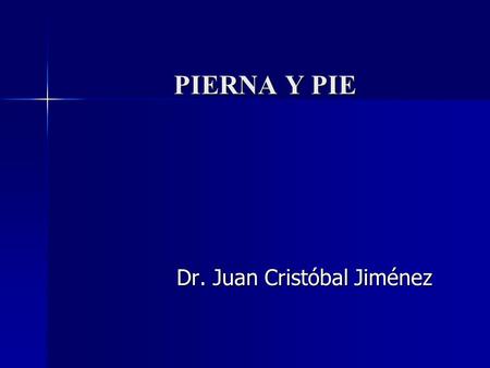 Dr. Juan Cristóbal Jiménez