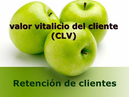 valor vitalicio del cliente (CLV)