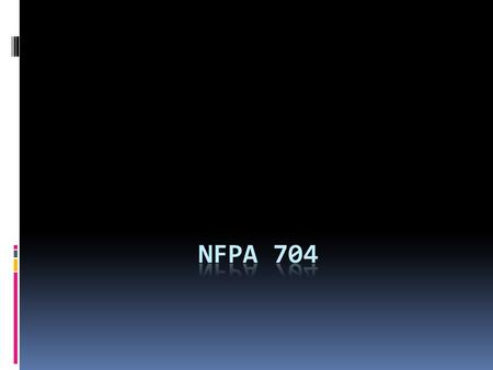 NFPA 704.