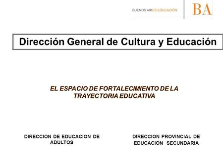 Dirección General de Cultura y Educación