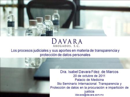 Dra. Isabel Davara Fdez. de Marcos