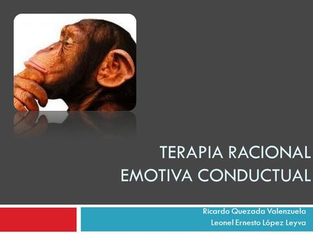 Terapia Racional Emotiva Conductual