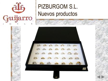 PIZBURGOM S.L. Nuevos productos Su logotipo Inserte la fotografía del producto.