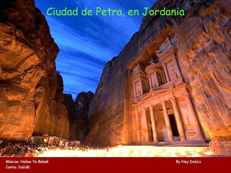 Ciudad de Petra, en Jordania