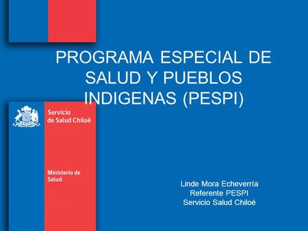 PROGRAMA ESPECIAL DE SALUD Y PUEBLOS INDIGENAS (PESPI)