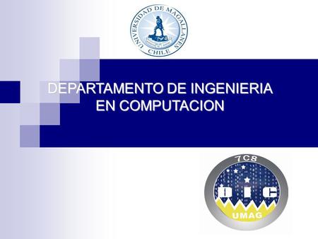 DEPARTAMENTO DE INGENIERIA EN COMPUTACION
