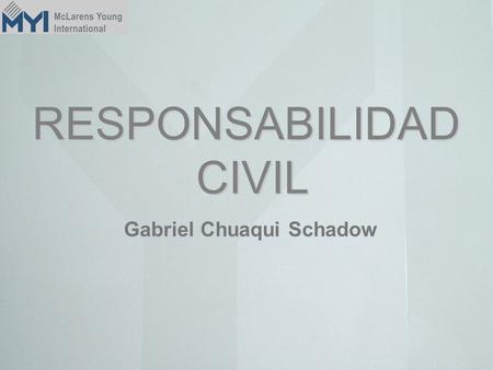 Gabriel Chuaqui Schadow