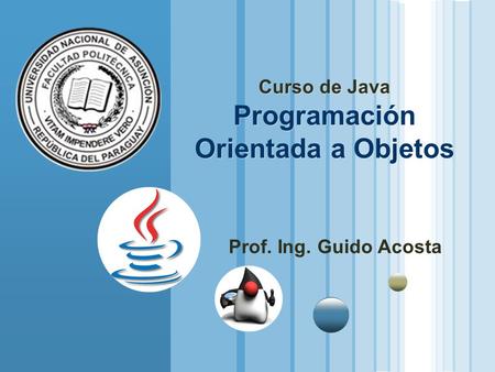 Curso de Java Programación Orientada a Objetos