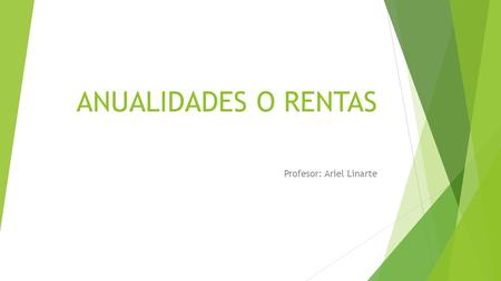 Profesor: Ariel Linarte