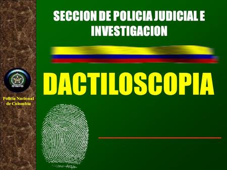 SECCION DE POLICIA JUDICIAL E INVESTIGACION
