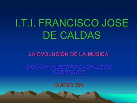 I.T.I. FRANCISCO JOSE DE CALDAS