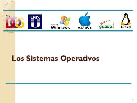 Los Sistemas Operativos