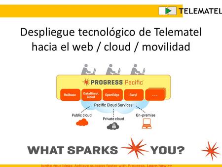 Despliegue tecnológico de Telematel hacia el web / cloud / movilidad.