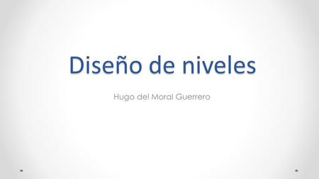 Hugo del Moral Guerrero