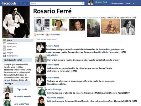 Rosario Ferré Rosario Ferré