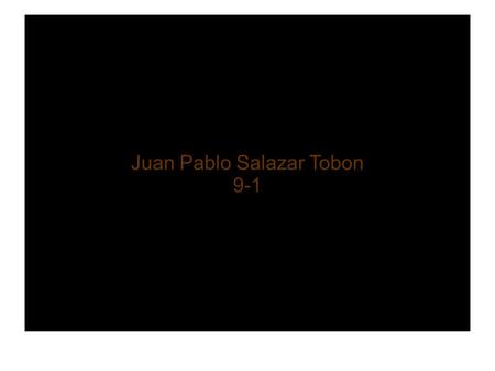 Juan Pablo Salazar Tobon 9-1. Espiritualidad QUE ES.