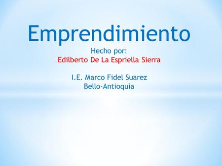 Edilberto De La Espriella Sierra