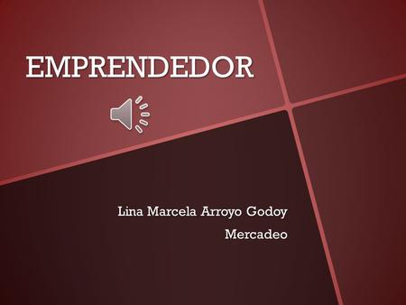 EMPRENDEDOR Lina Marcela Arroyo Godoy Mercadeo MÉTODOS PARA IDENTIFICAR OPORTUNIDADES  Al momento de identificar que oportunidades hay para hacer un.