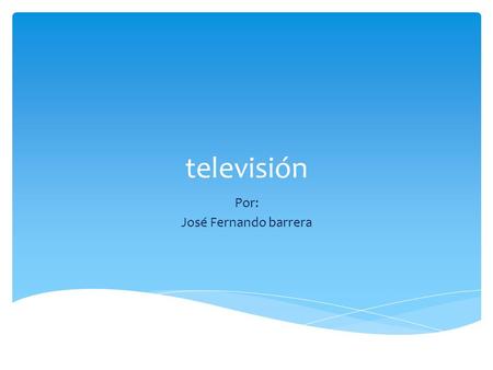 Televisión Por: José Fernando barrera. 53 La presidencia es asumida por Rojas Pinilla, quien promete al pueblo introducir en el país el nuevo y mas influyente.
