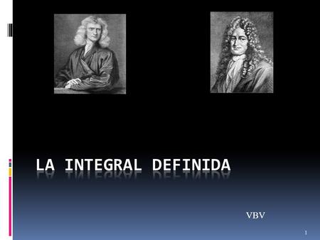La integral definida VBV.