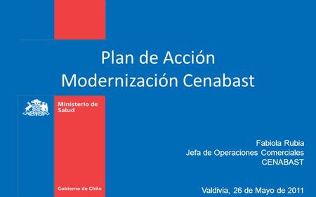 Plan de Acción Modernización Cenabast