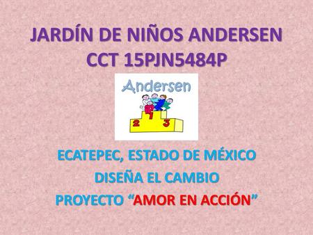 JARDÍN DE NIÑOS ANDERSEN CCT 15PJN5484P
