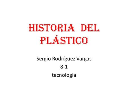 Sergio Rodríguez Vargas 8-1 tecnología